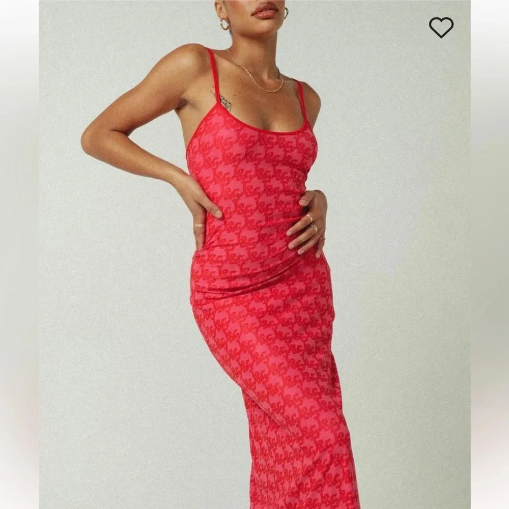 JGR & STN FAE MAXI DRESS PINK